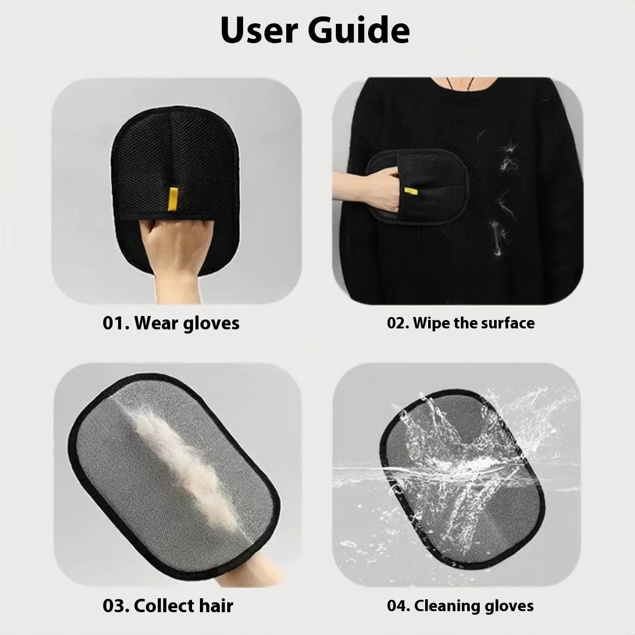 Gloves Magnet Pet Hair Removal