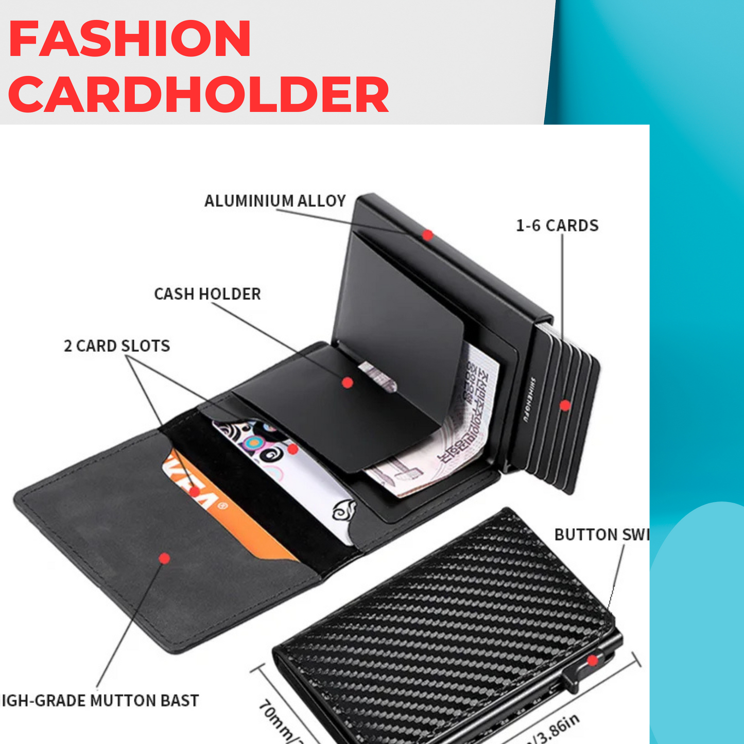 Fashion Wallet Business Pop-Up Cardholder