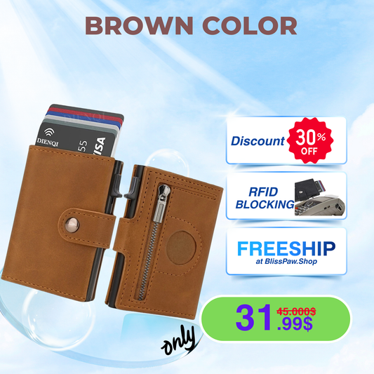 Airtag Luxury Men Wallets Card Holder