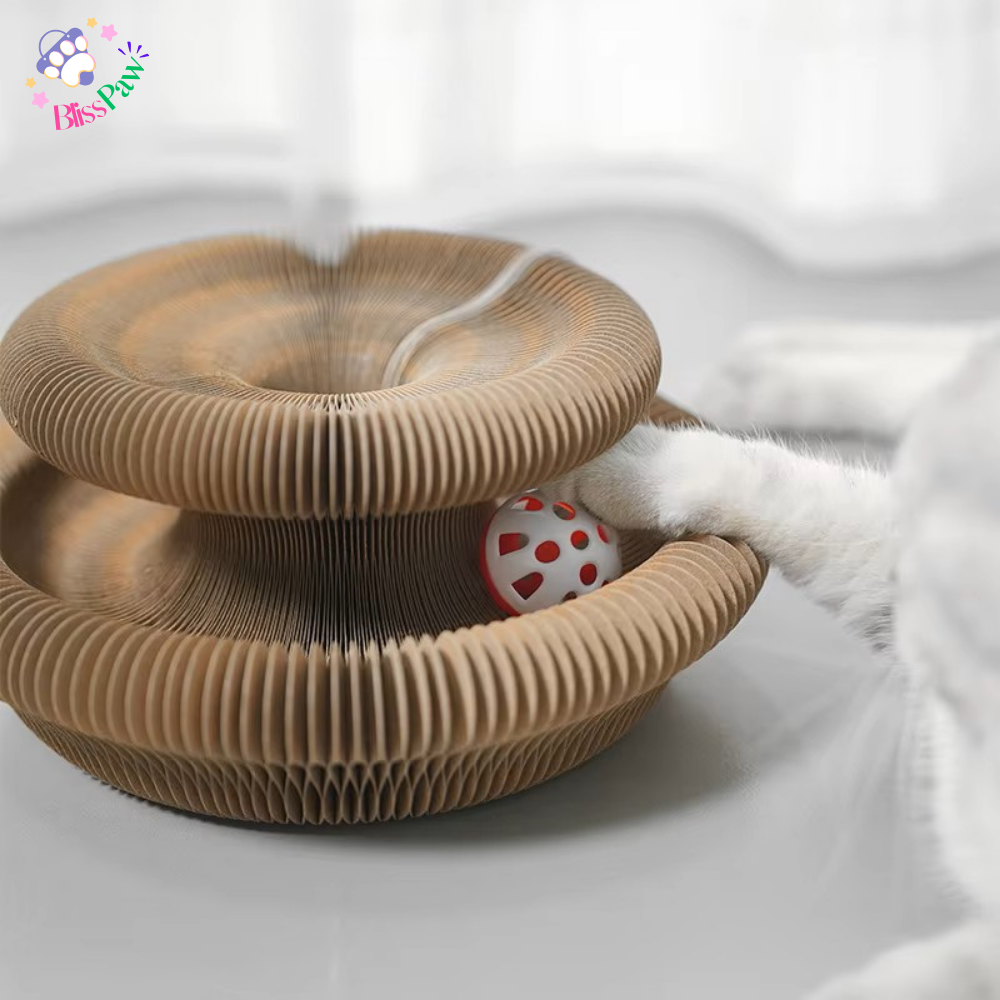 Corrugated Cat Toy Scratcher Nest
