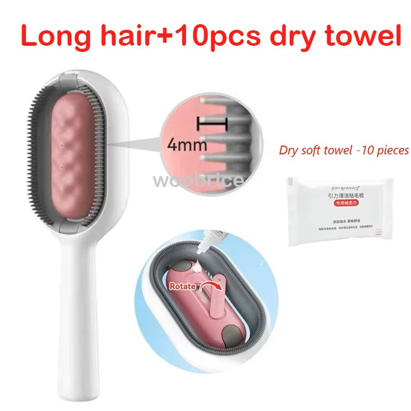 3-in-1 Pet Grooming Brush
