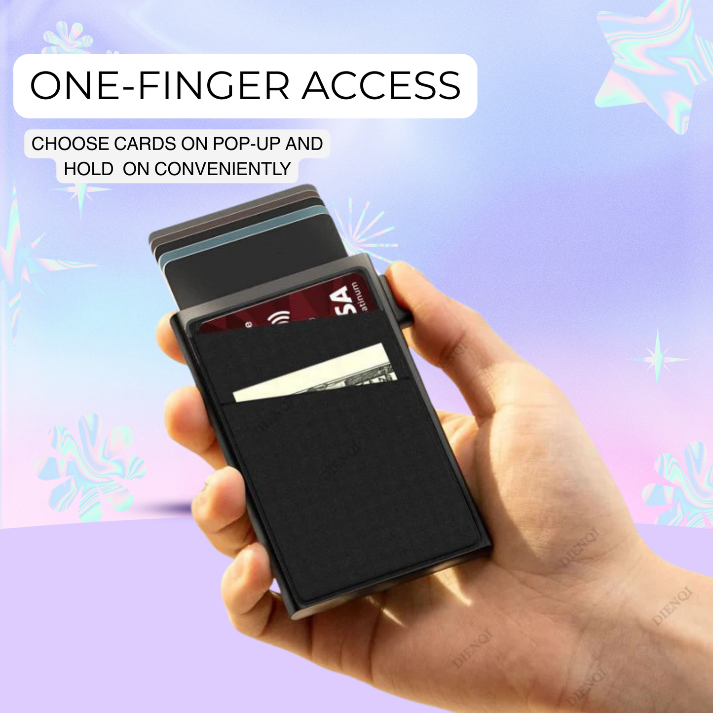 Aluminum Smart Wallet Cardholder