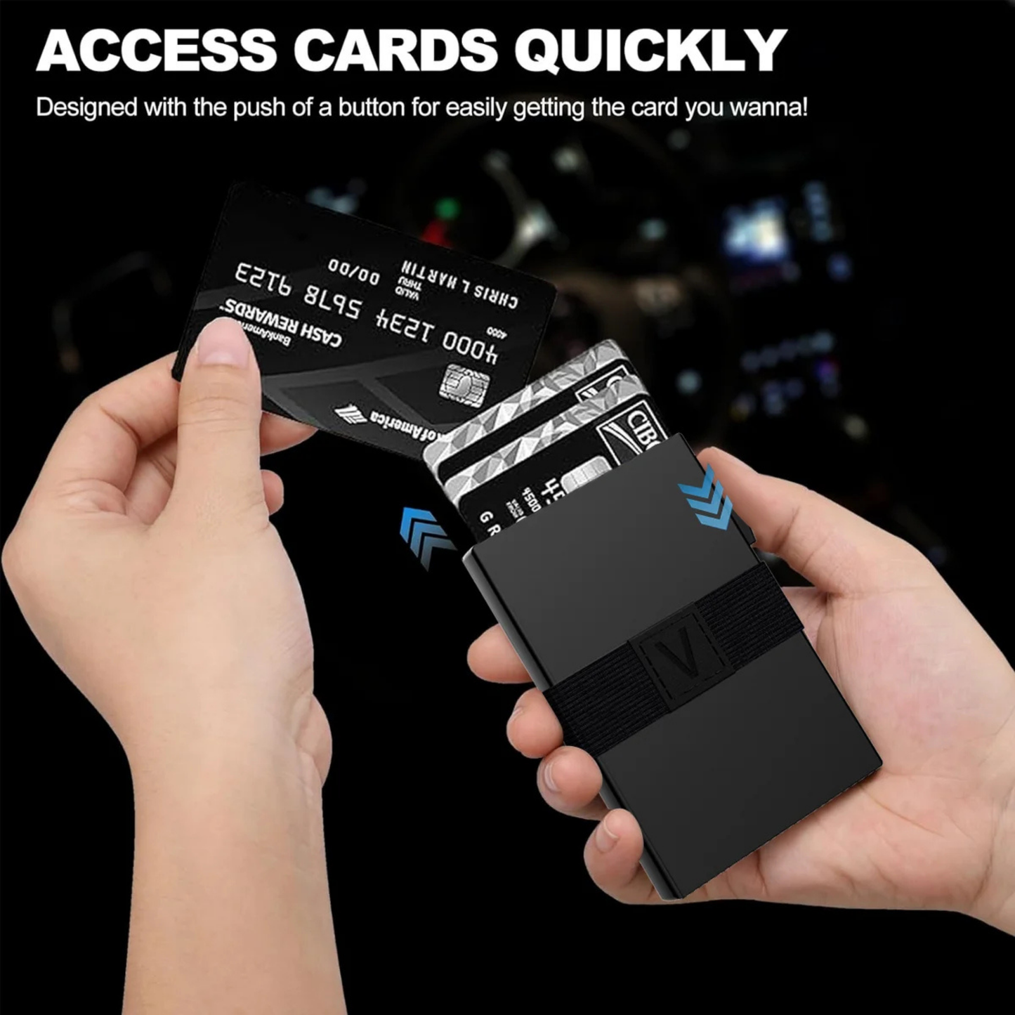 Slim Metal Luxury Card Holder