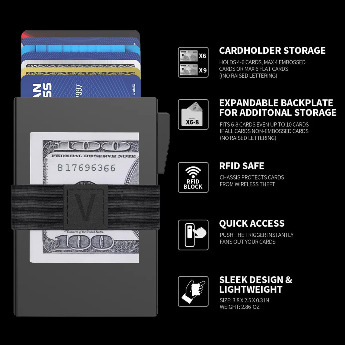 Slim Metal Luxury Card Holder