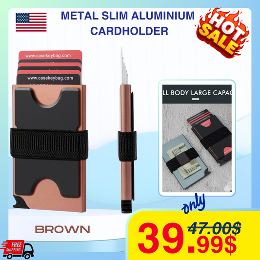 Metal Slim Aluminium CardHolder