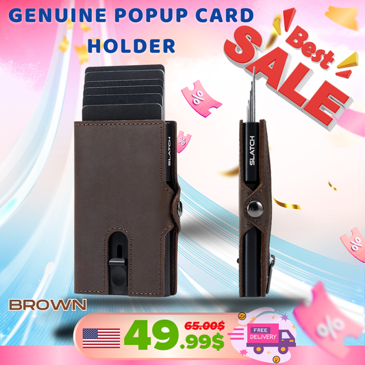 Great Genuine Popup Card Holder