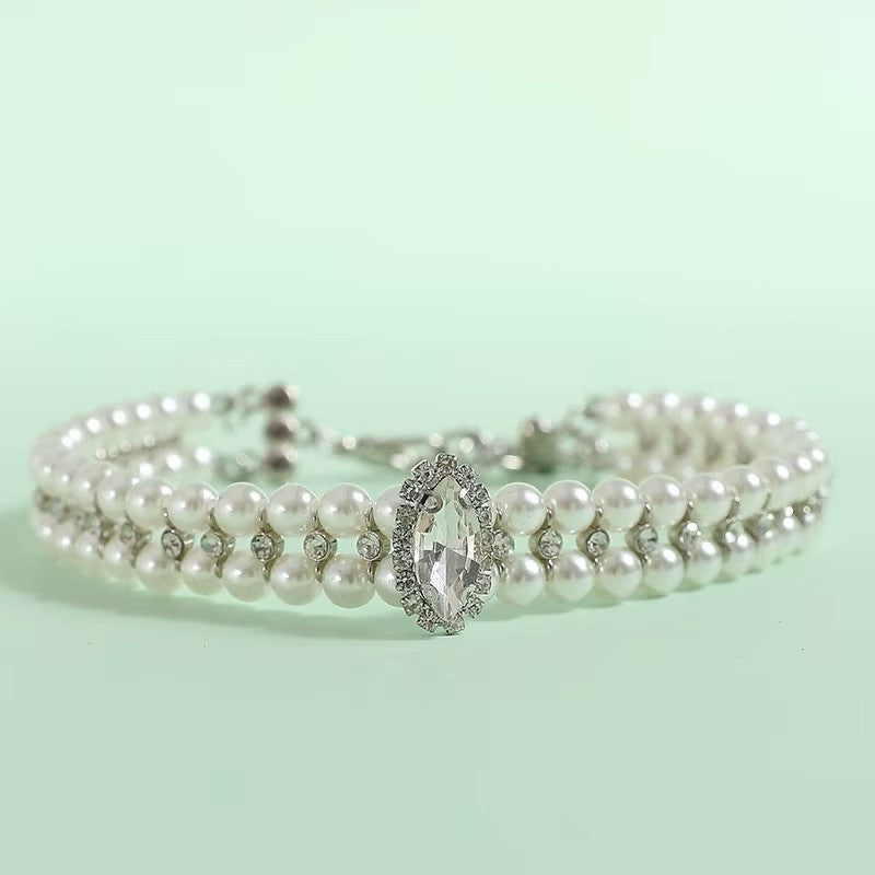 Luxury Pearl Necklace for Pets