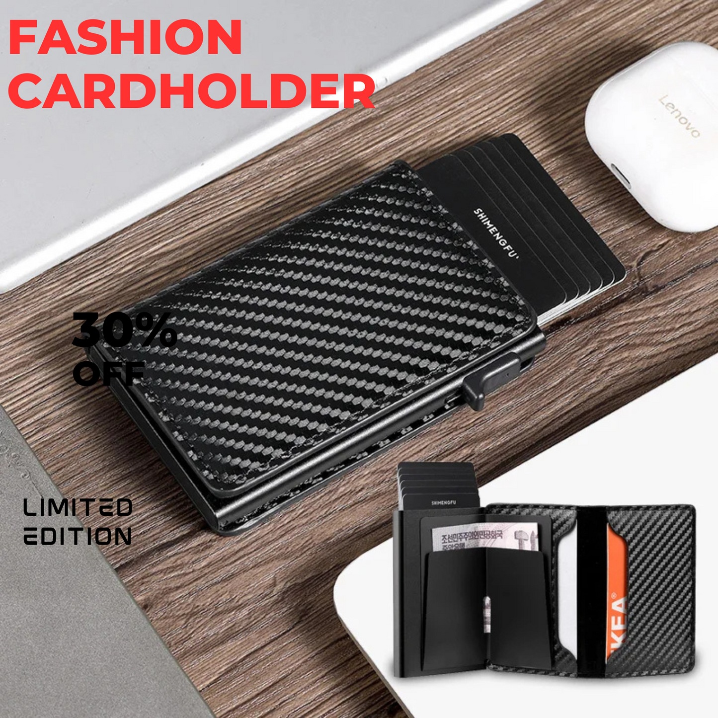 Fashion Wallet Business Pop-Up Cardholder
