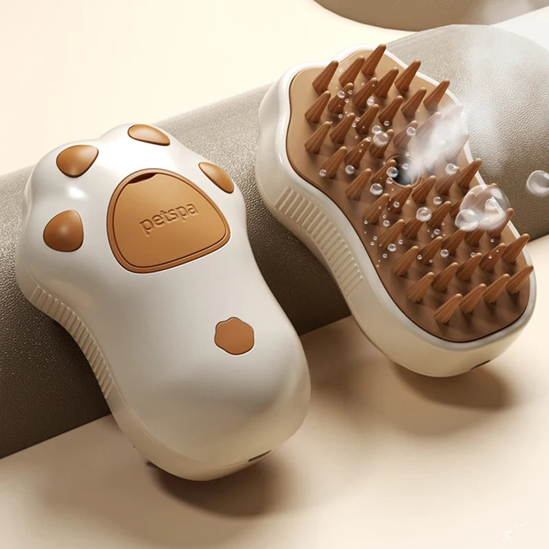 PetSpa 3-in-1 Steam Grooming Brush