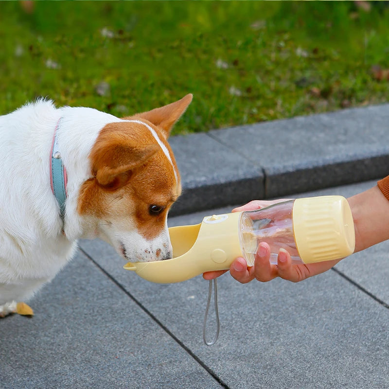 2-in-1 Portable Pet Water & Food Bottle