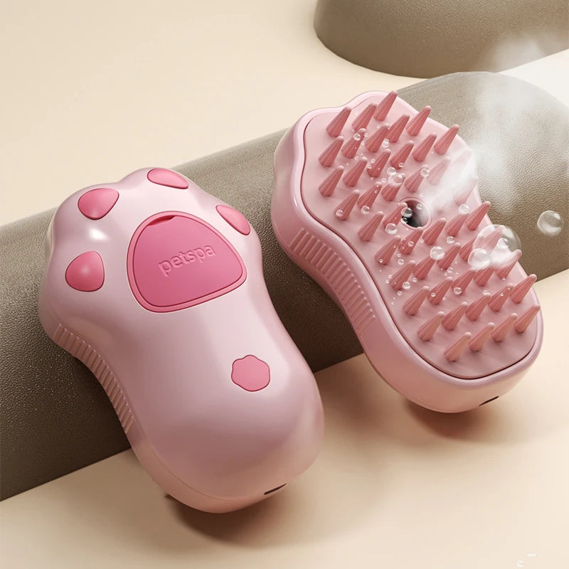 PetSpa 3-in-1 Steam Grooming Brush