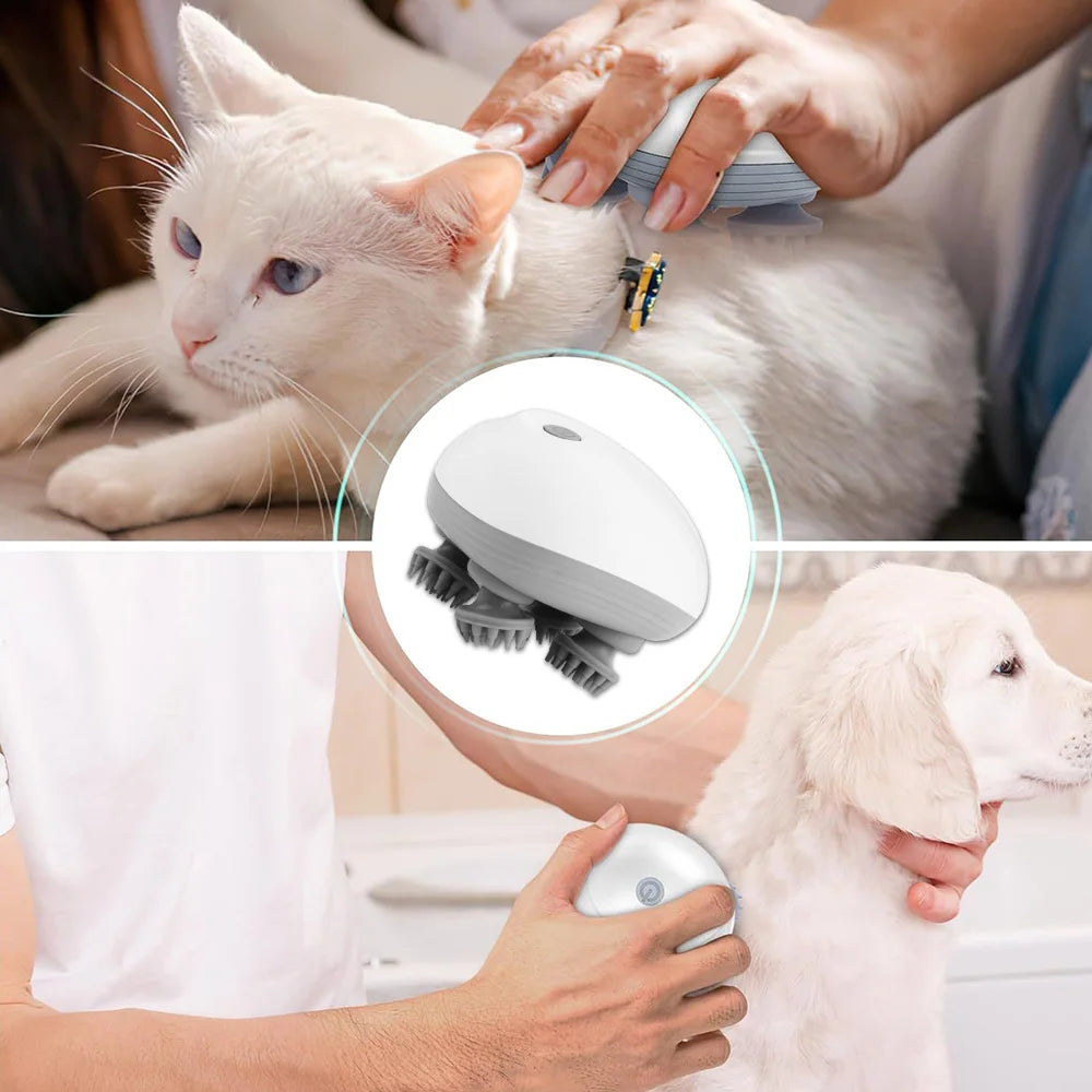 Pets Electric Head Scalp Massager