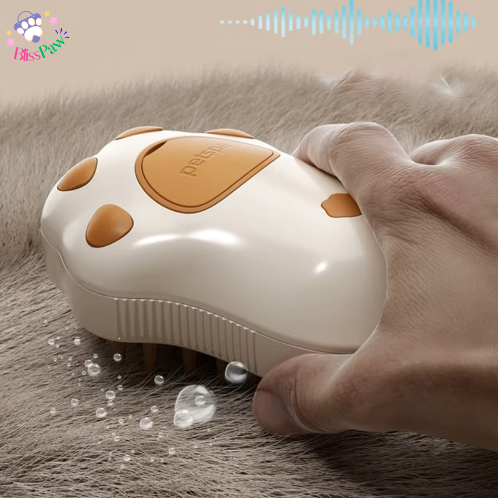 PetSpa 3-in-1 Steam Grooming Brush