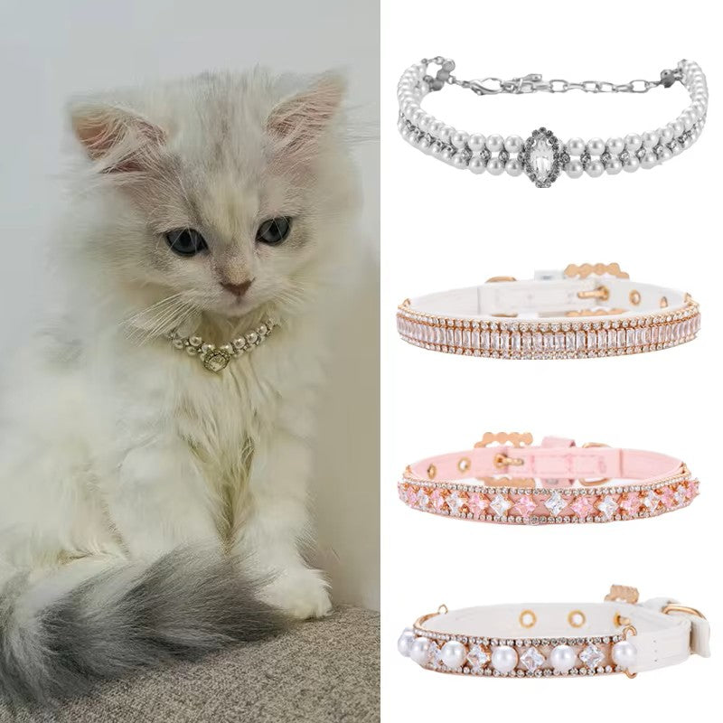 Luxury Pearl Necklace for Pets