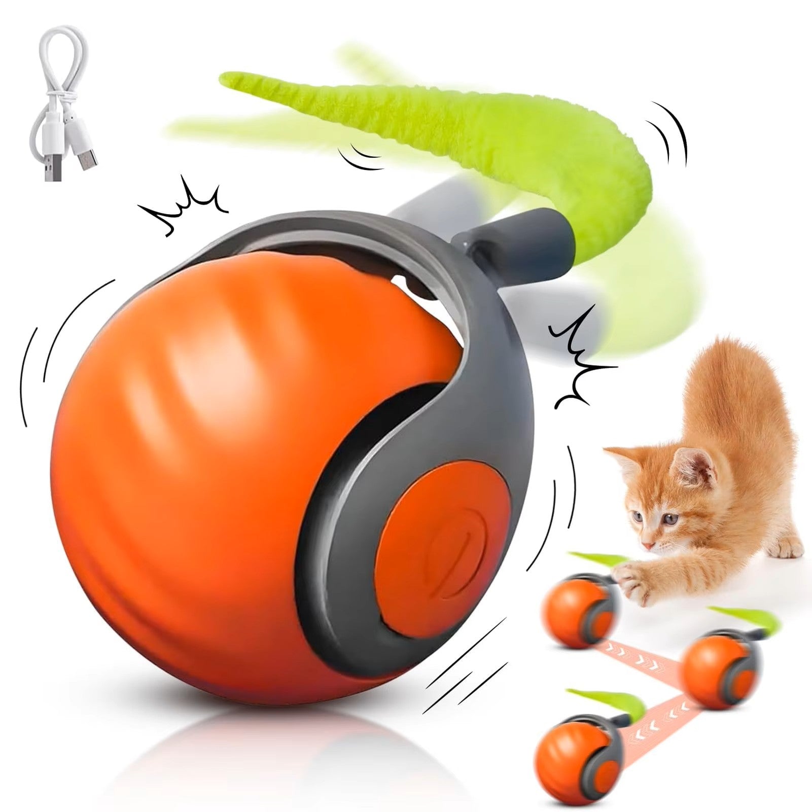 Smart Interactive Cat Chase Toy