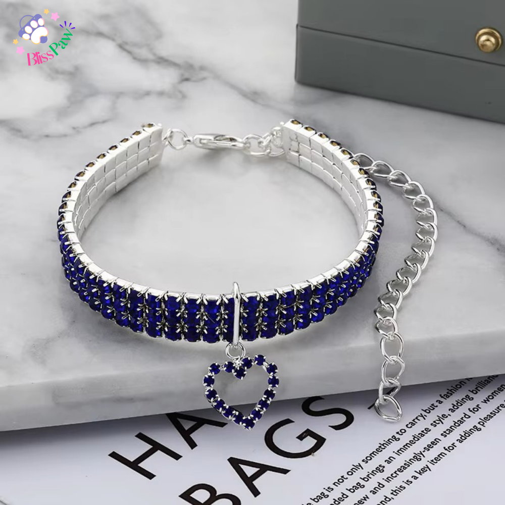 Rhinestone Pet Collar