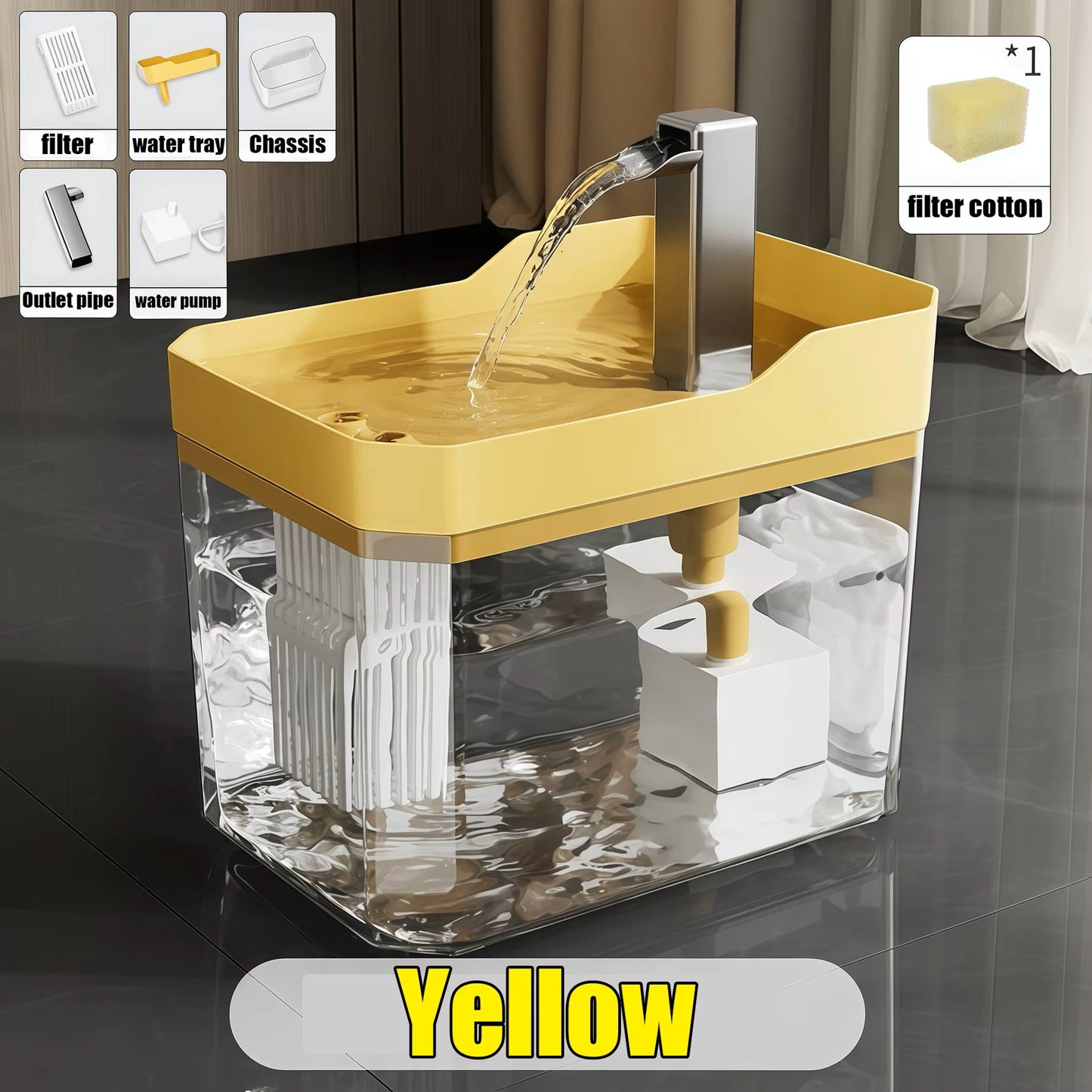 AquaPurr Flow Water Fountain