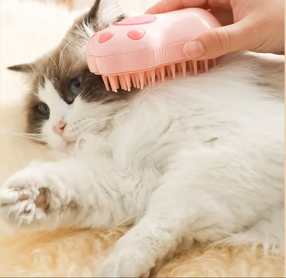 Pet Brush Electric Spray 3 in 1
