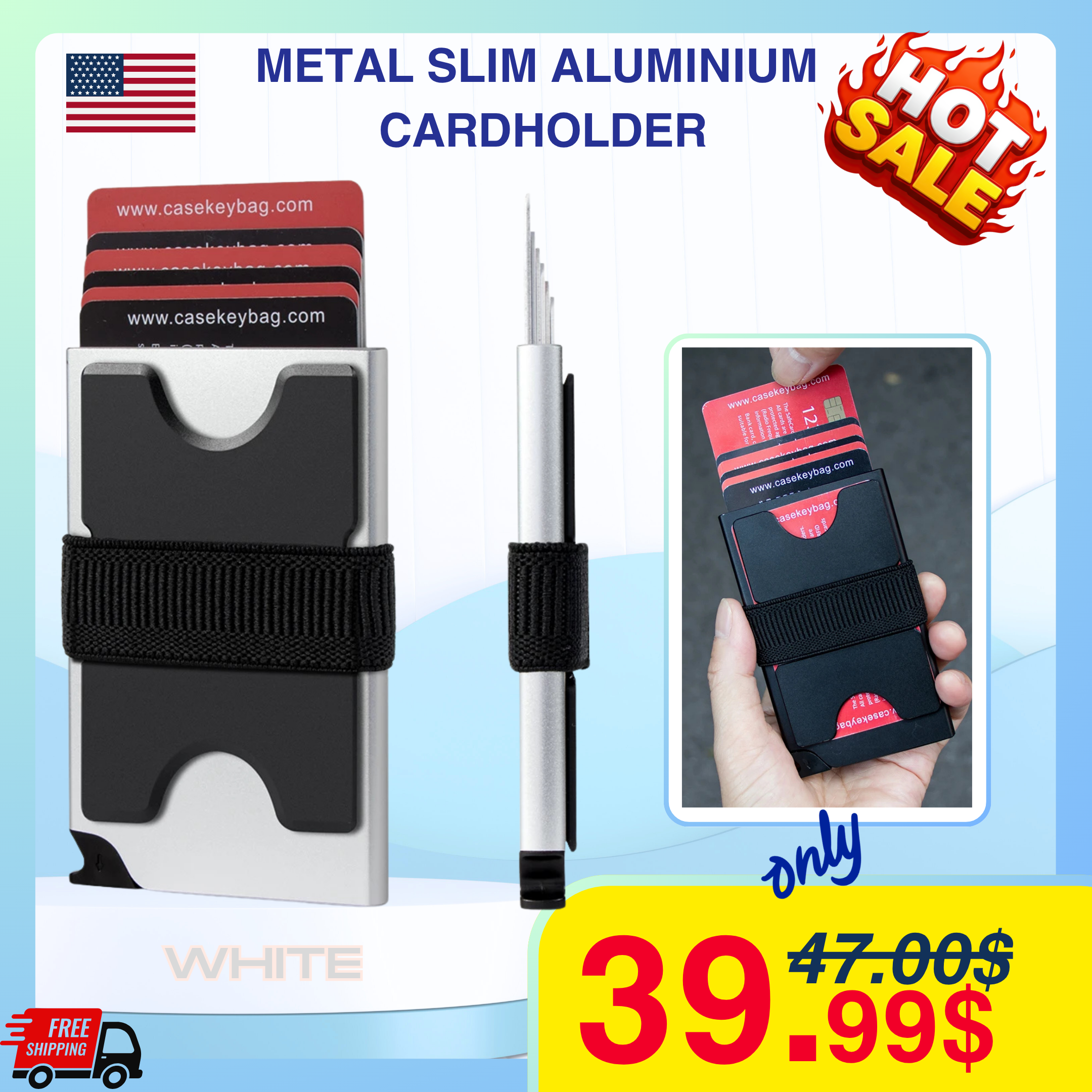 Metal Slim Aluminium CardHolder