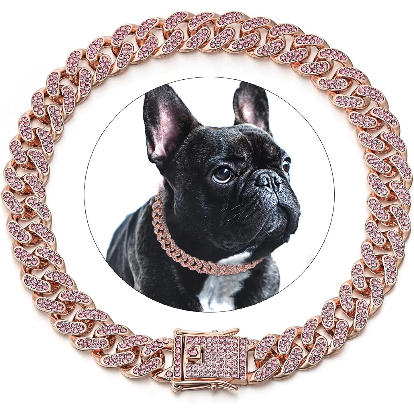 Diamond Cuban Pet Collar