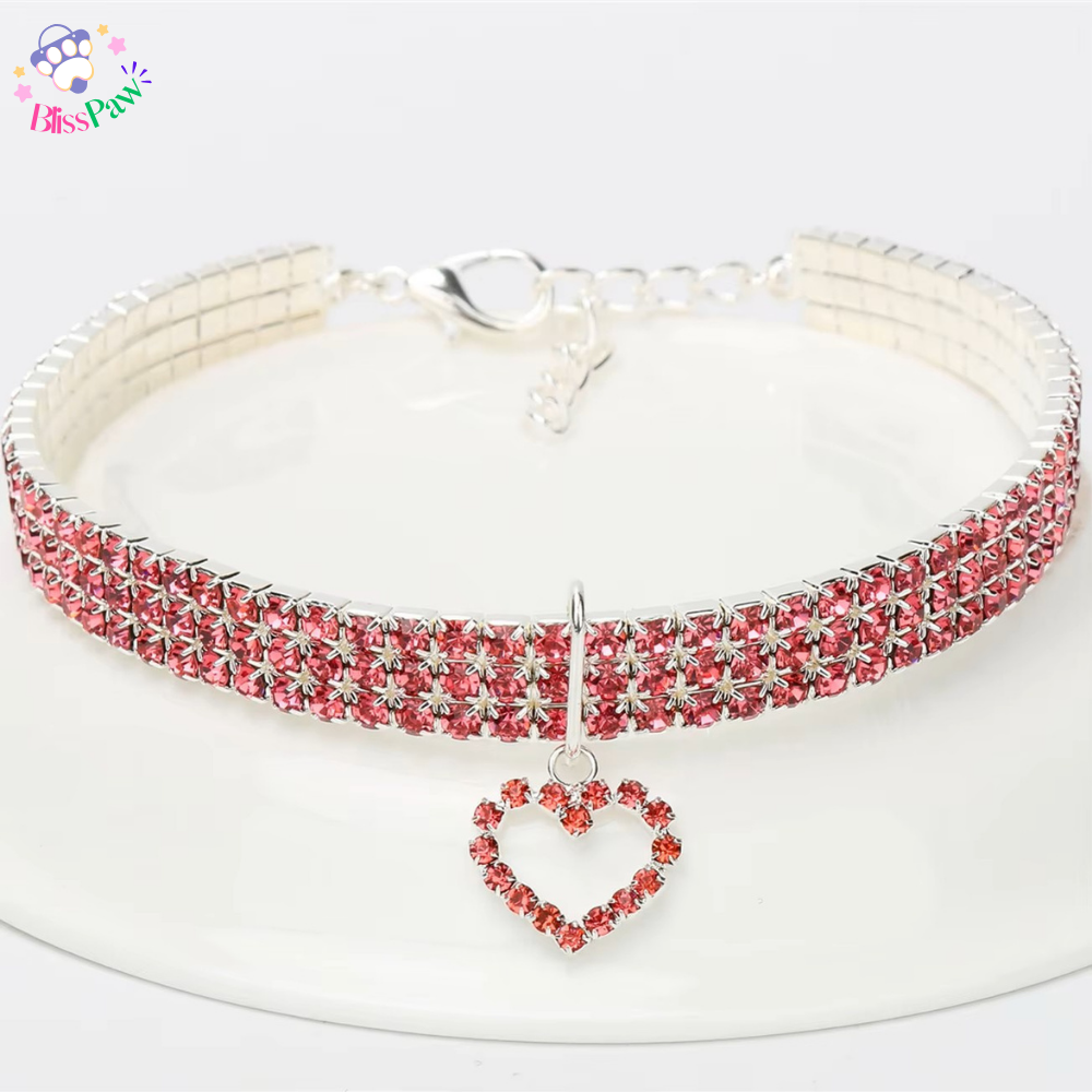 Rhinestone Pet Collar