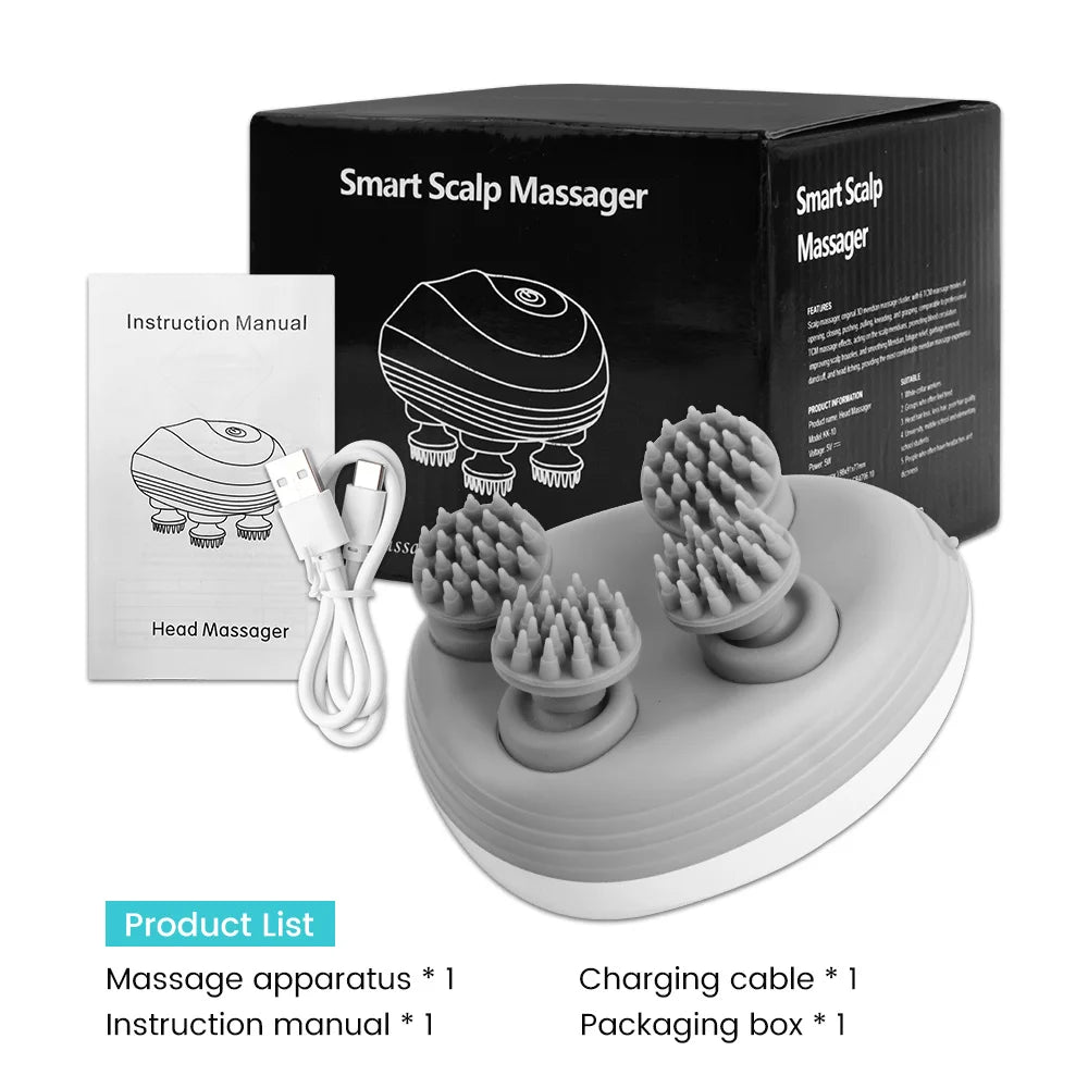 Pets Electric Head Scalp Massager