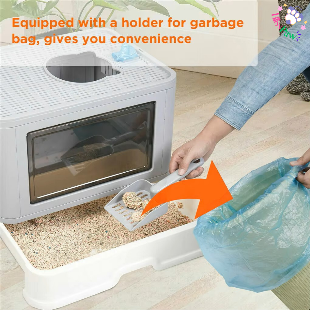 Premium Enclosed Cat Litter Box