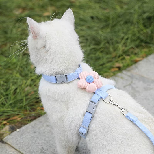 Comfort Fit Cat Harness Leash Set