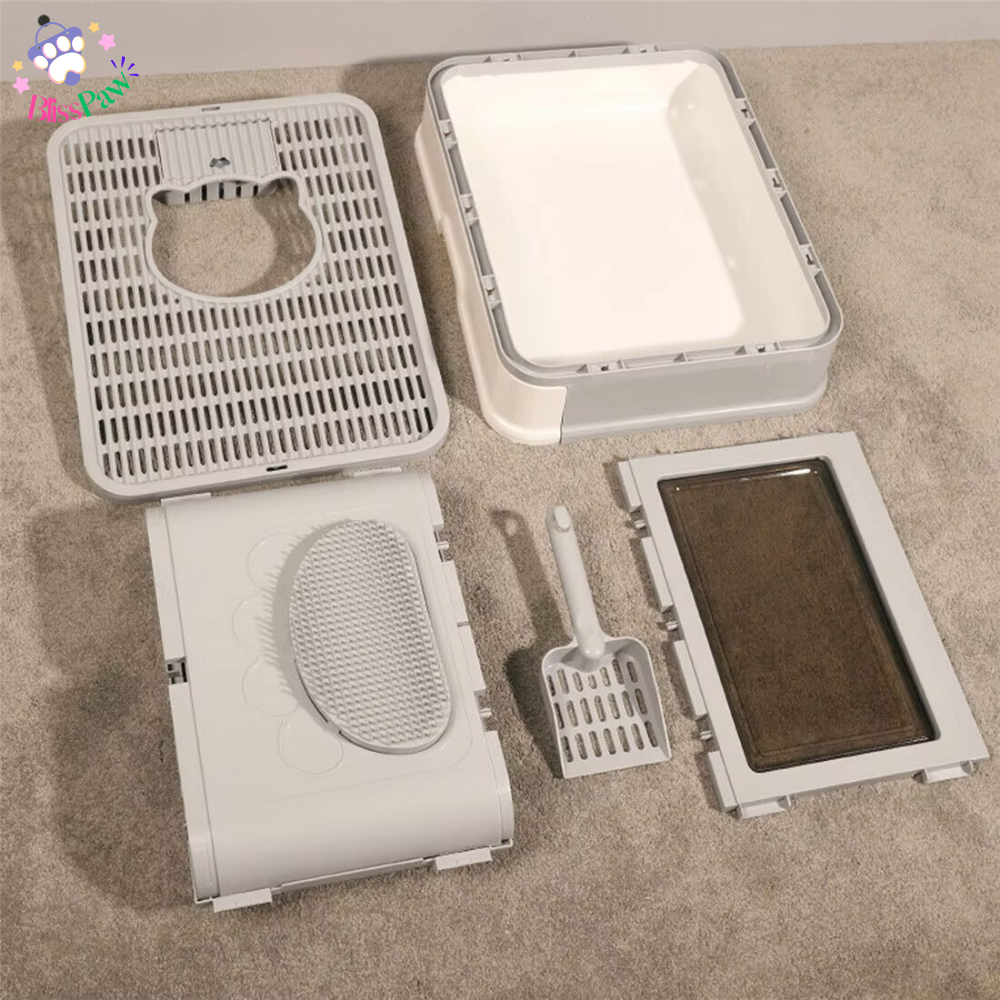 Premium Enclosed Cat Litter Box