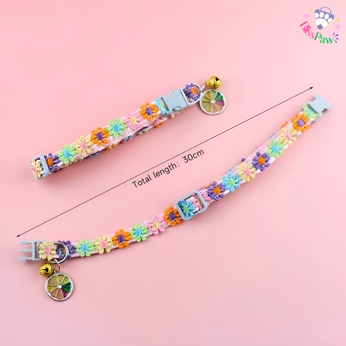 Fashion Lace Flower Pet Collar with Bell