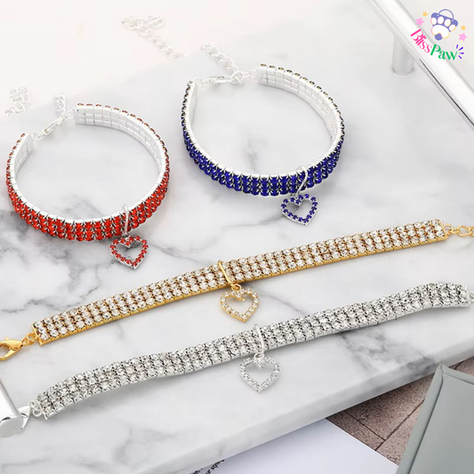 Rhinestone Pet Collar