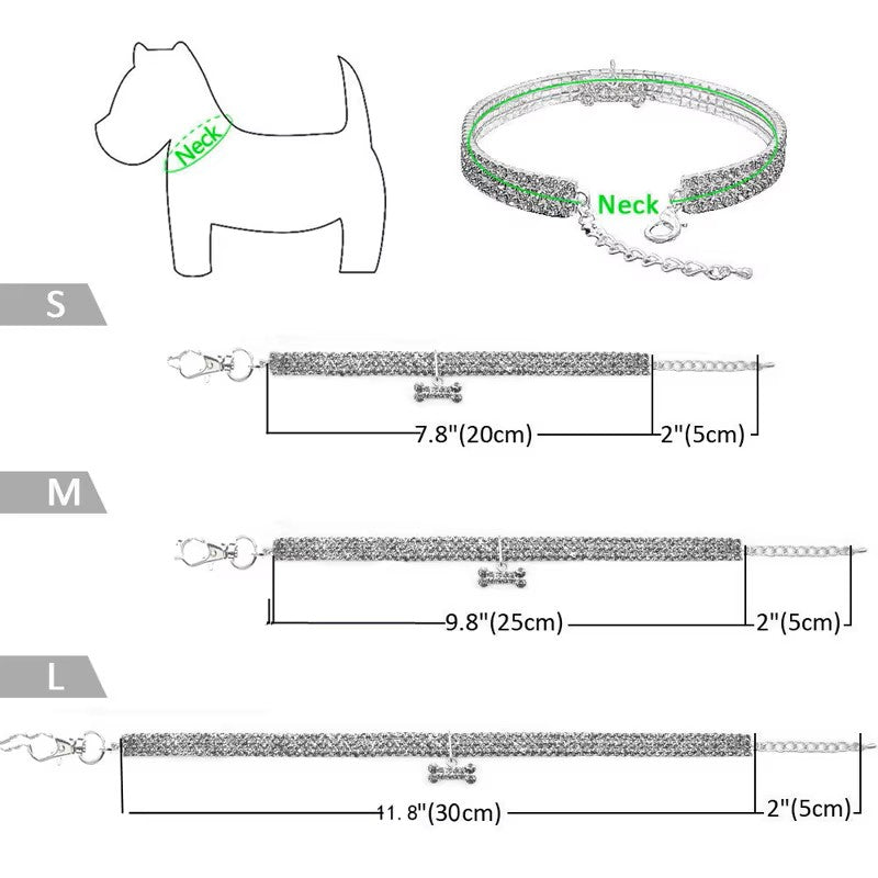 Love Diamond Pet Necklace