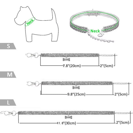 Love Diamond Pet Necklace