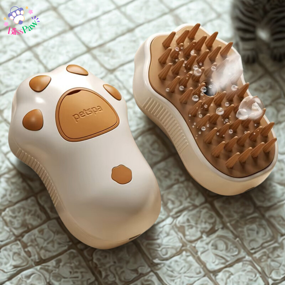 PetSpa 3-in-1 Steam Grooming Brush