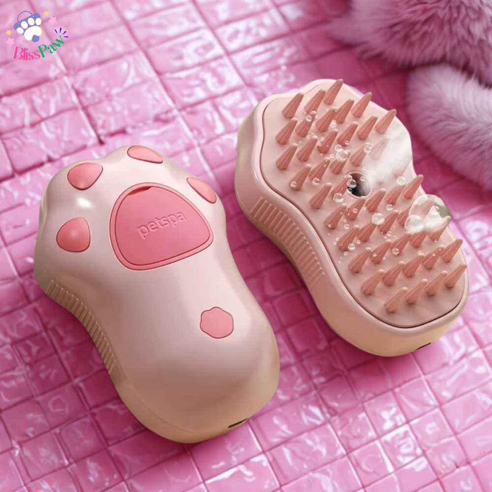 PetSpa 3-in-1 Steam Grooming Brush