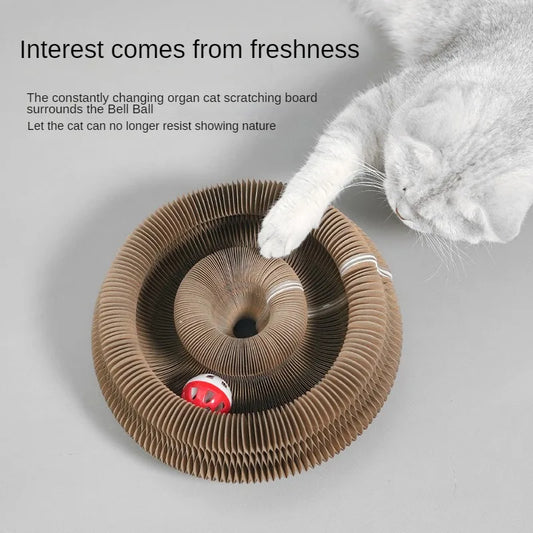 Corrugated Cat Toy Scratcher Nest