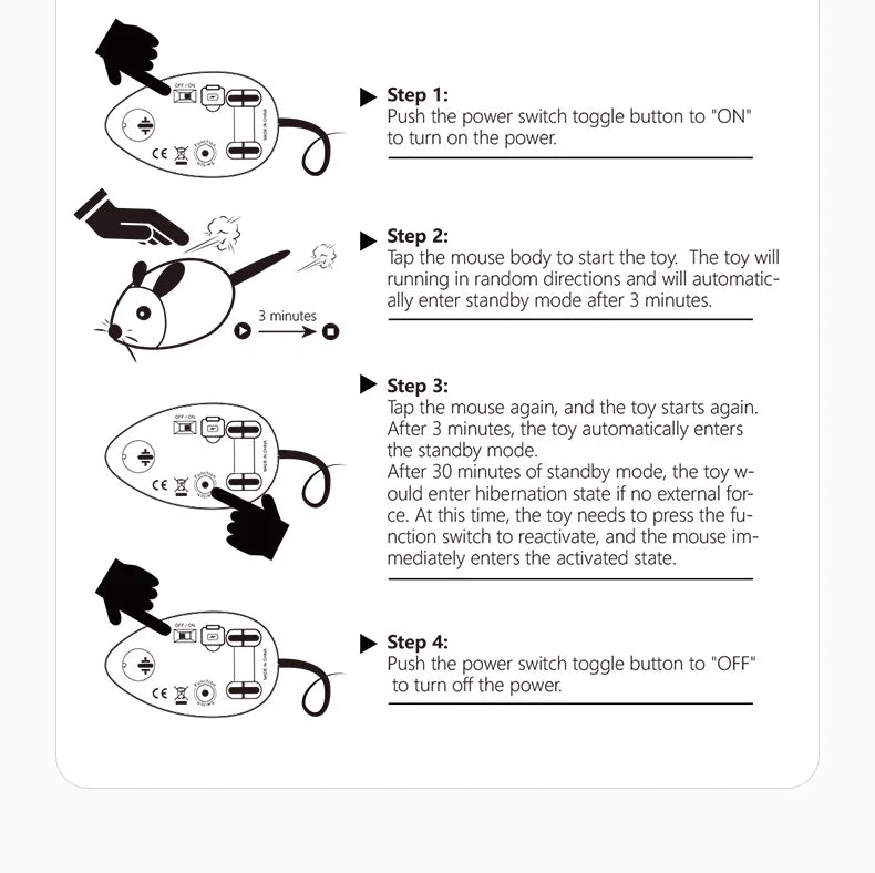 Rechargeable Mouse Cat Toy