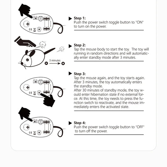 Rechargeable Mouse Cat Toy