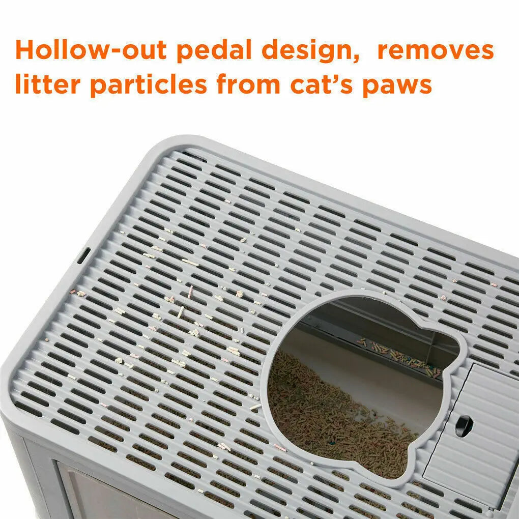 Premium Enclosed Cat Litter Box