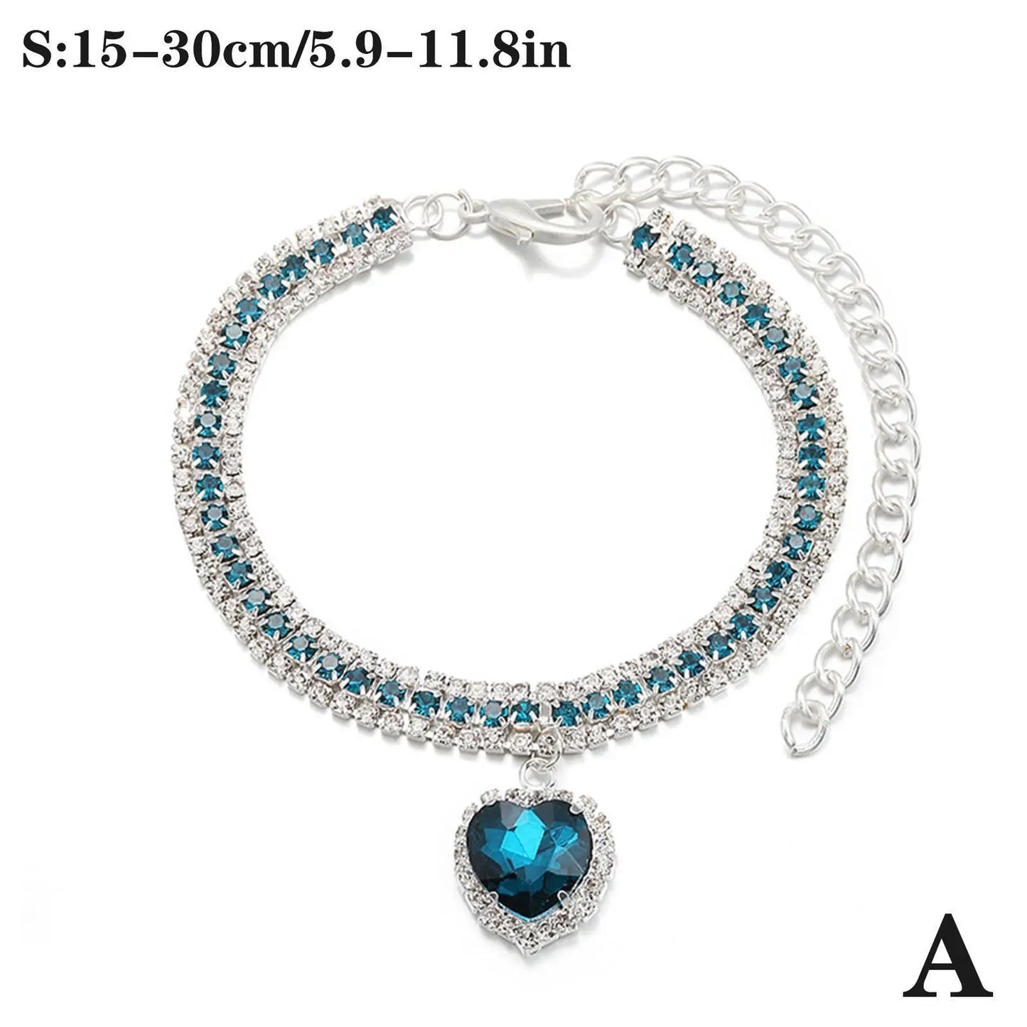 Rhinestone Shine Pet Necklace