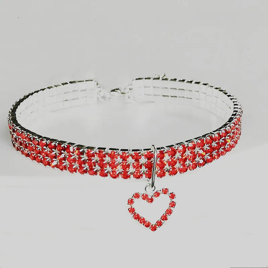 Rhinestone Pet Collar