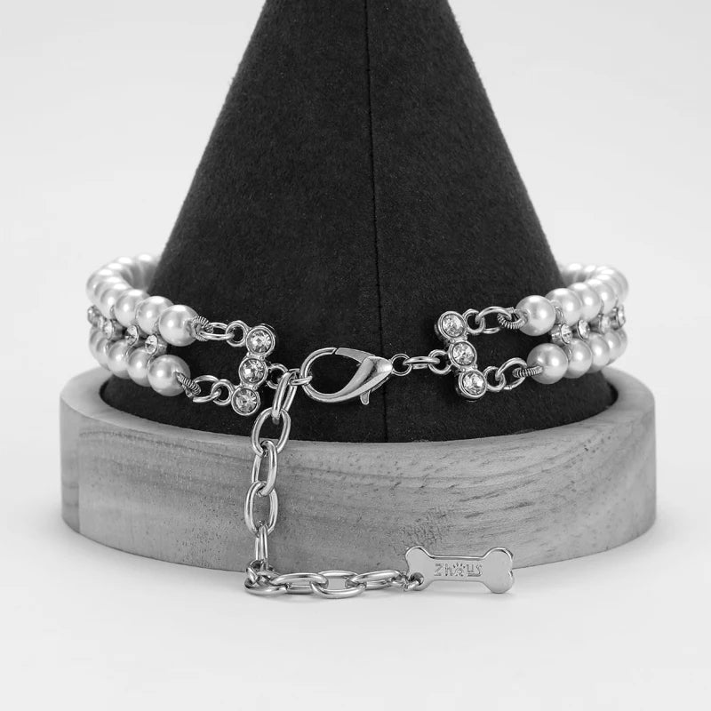 Luxury Pearl Necklace for Pets