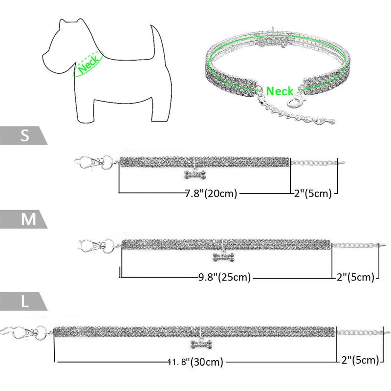 Love Diamond Pet Necklace