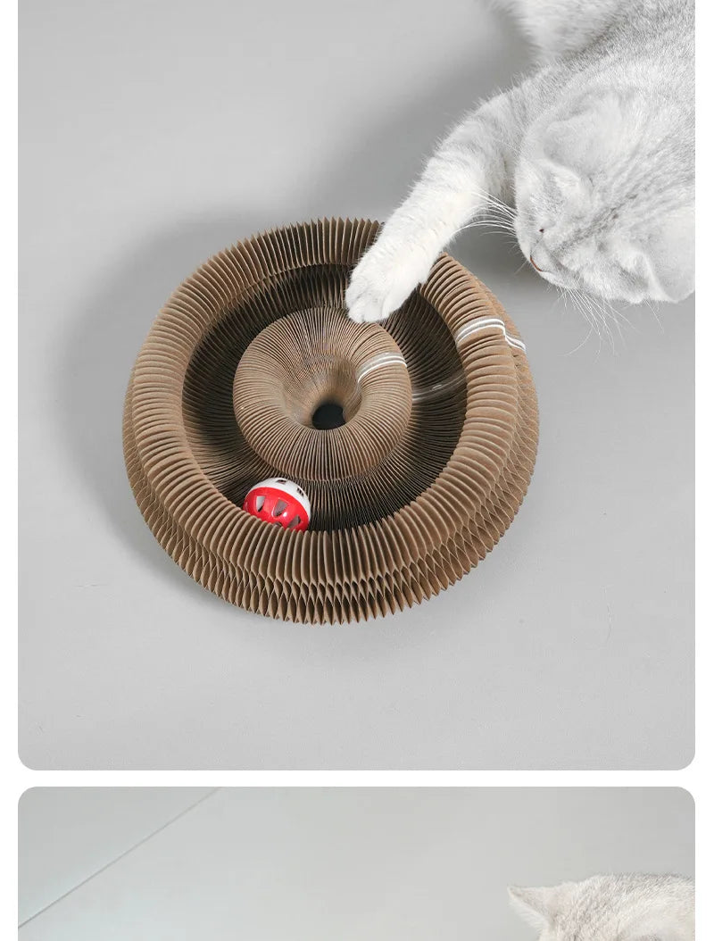 Corrugated Cat Toy Scratcher Nest