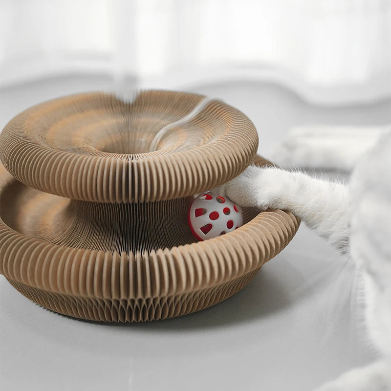 Corrugated Cat Toy Scratcher Nest