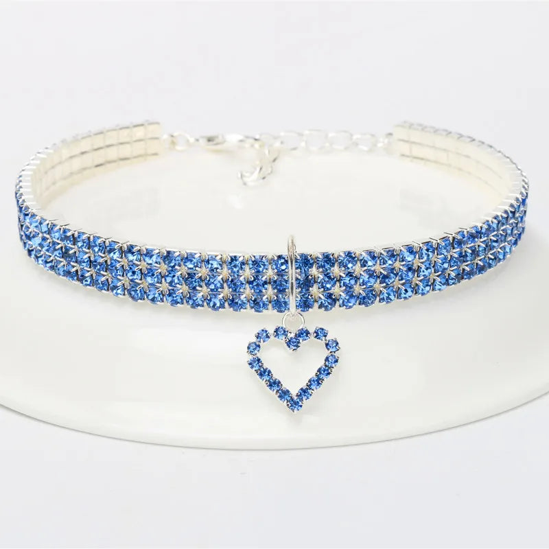 Rhinestone Pet Collar