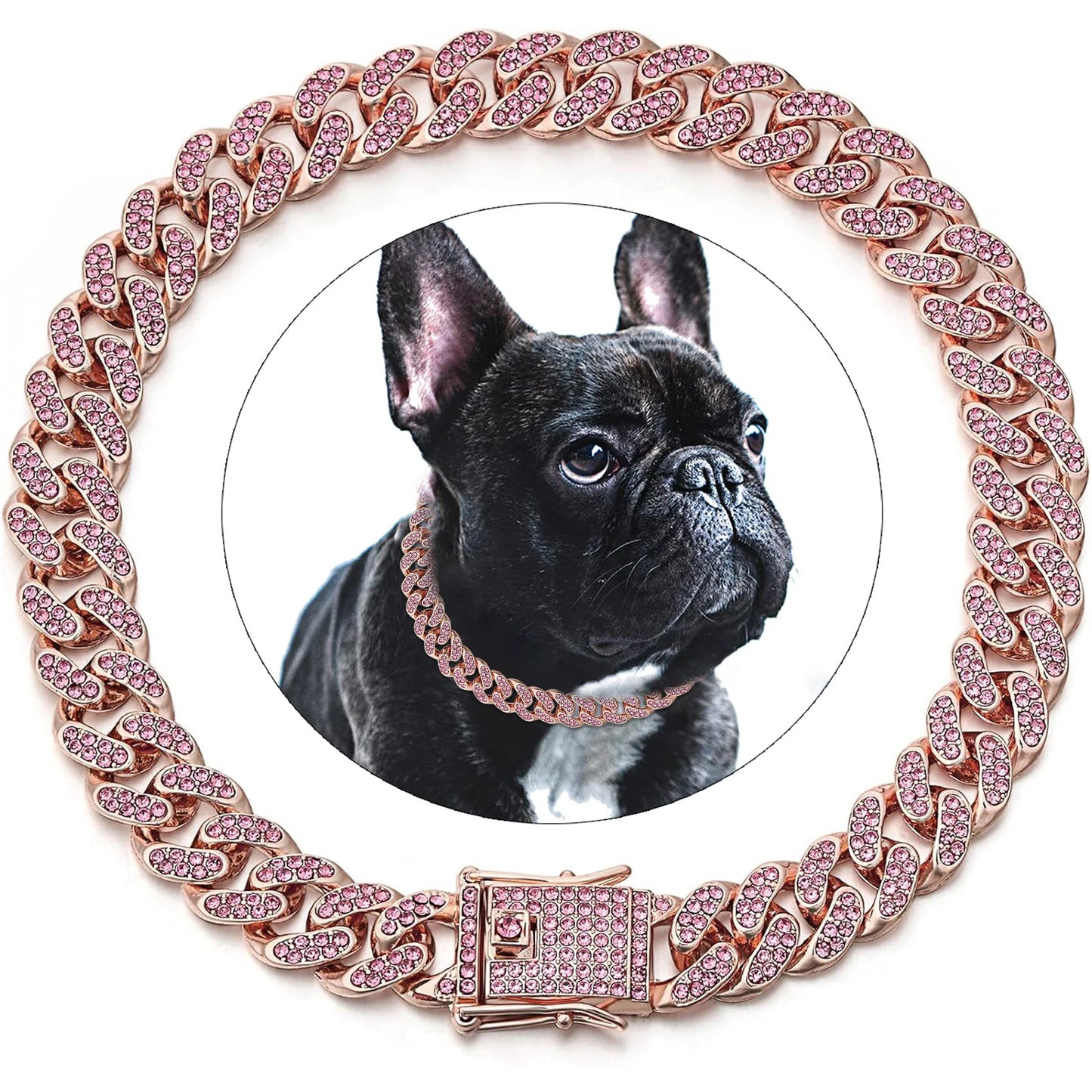 Diamond Cuban Pet Collar