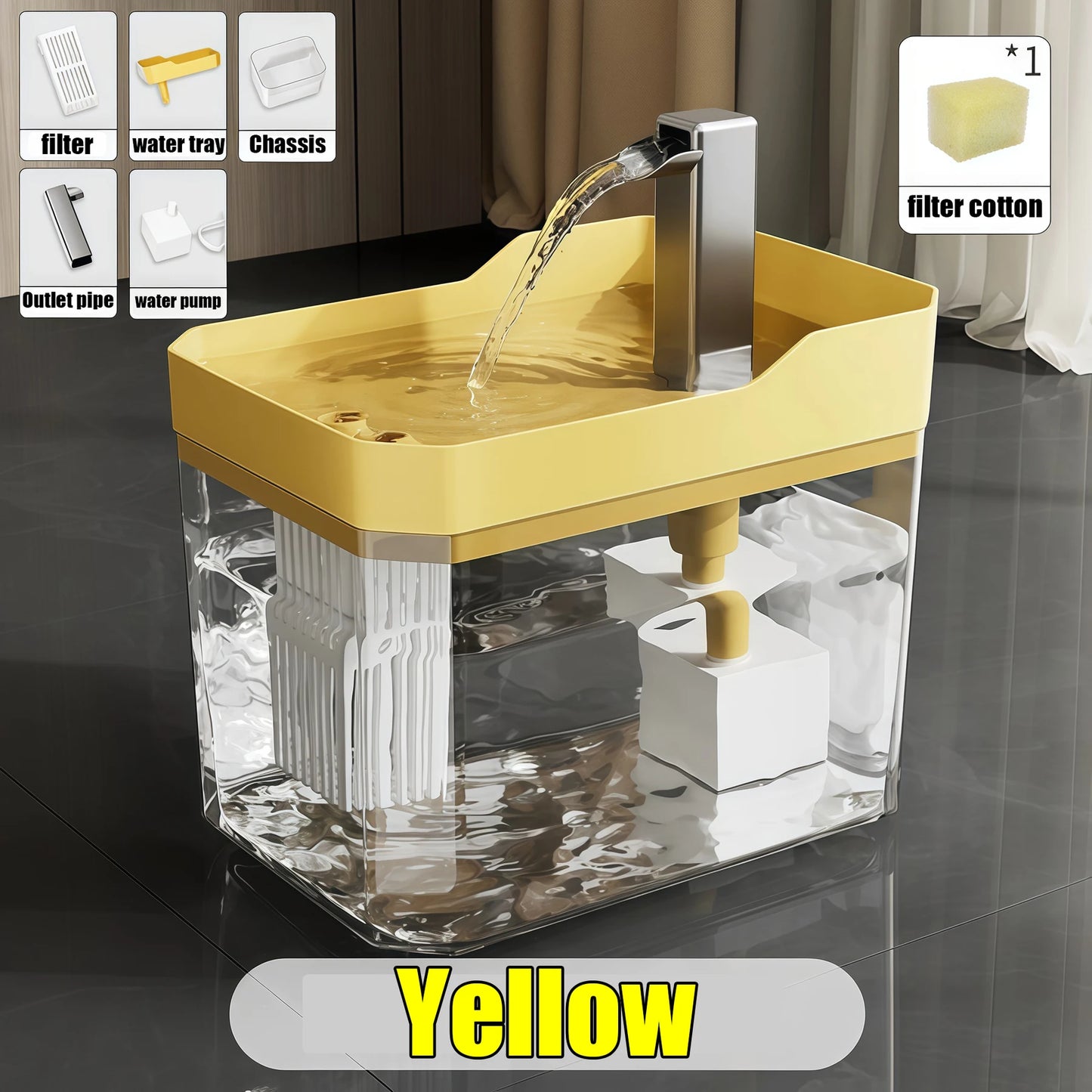 AquaPurr Flow Water Fountain