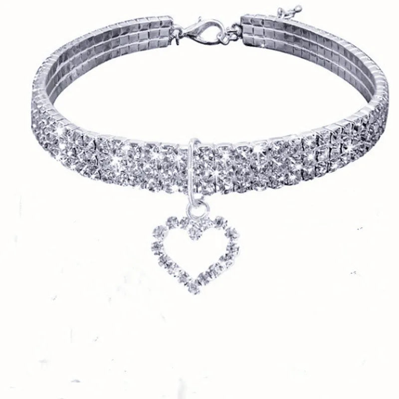 Rhinestone Pet Collar