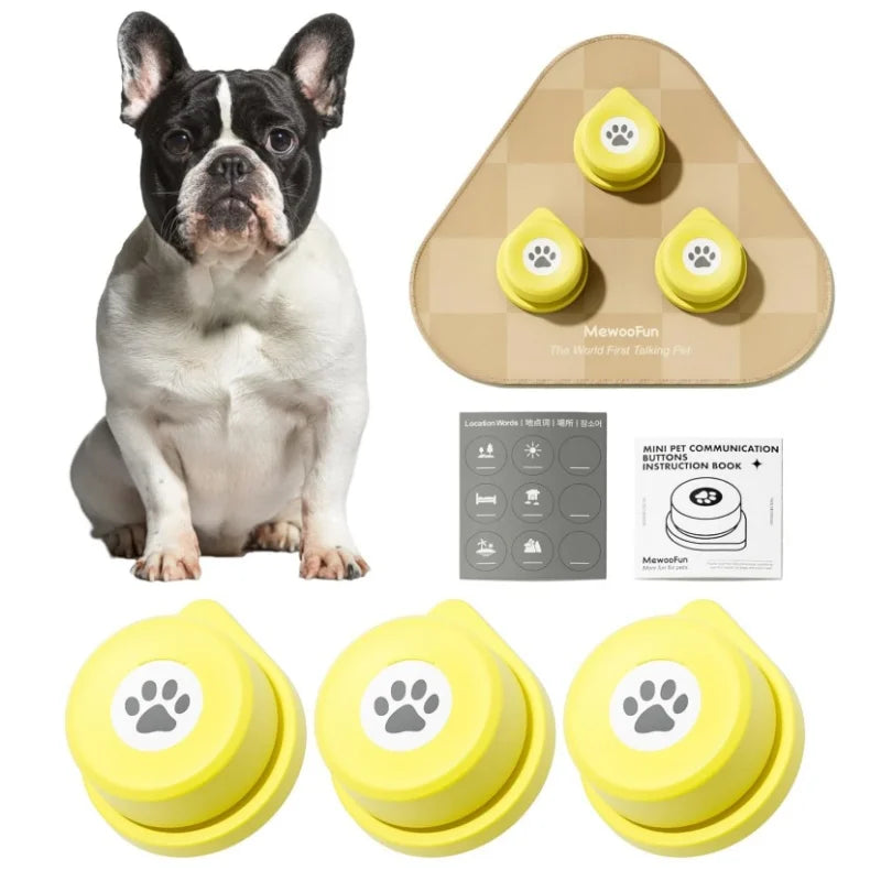 Smart Pet Talking Buttons And Non-Slip Mat